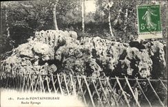 CPA Foret de Fontainebleau Roche Eponge