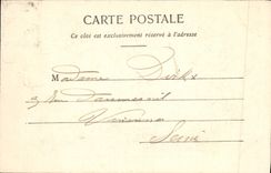 VINTAGE POSTCARD Palate of Fontainebleau Apartments of Louis XIII Anteroom