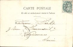 VINTAGE POSTCARD Palate of Fontainebleau Reception room Louis XV