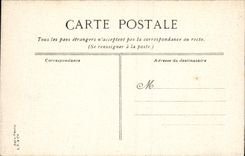 VINTAGE POSTCARD Fontainebleau Chambre has Coucher of Marie Antoinette