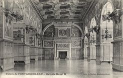 CPA Palais de Fontainebleau Galerie Henri II
