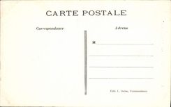 VINTAGE POSTCARD Fontainebleau Gate of the Church Saint Louis