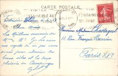 CPA Foret de Fontainebleau Sphinx des Druides Franchard