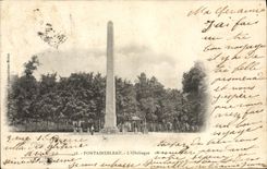 CPA Fontainebleau L'Obelisque