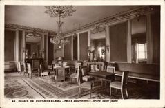 CPA Palais De Fontainebleau Petits Appartements Grand Salon Jaune