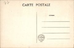 VINTAGE POSTCARD Palate of Fontainebleau Living room of François 1st