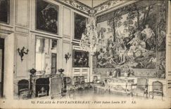 CPA Palais de Fontainebleau Petit Salon Louis XV