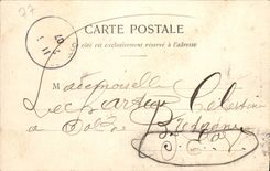 VINTAGE POSTCARD Drill of Fontainebleau Sully Coach Horse