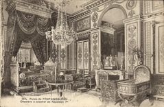 CPA Palais de Fontainebleau Chambre a Coucher de Napoleon 1er