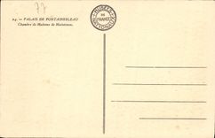 CPA Palais de Fontainebleau Chambre de Madame de Maintenon