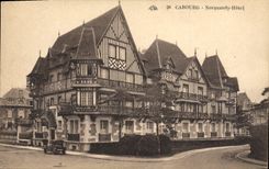 VINTAGE POSTCARD Cabourg Normandy Hotel