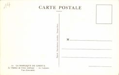 POSTAL de la VENDIMIA la basílica de Lisieux la manera externa de cruz el martirio