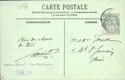 VINTAGE POSTCARD Villerville the Pier and Villas