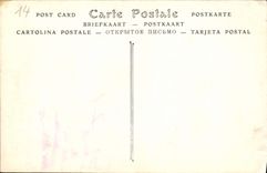 VINTAGE POSTCARD Honfleur the Entry of the Port at the time of the Tide Boat