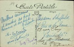 VINTAGE POSTCARD Luc on Sea the Beach in front of the Casino Children