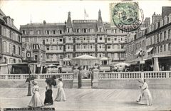 POSTAL Trouville de la VENDIMIA el hotel de París