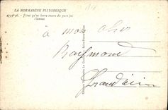 CPA Normandie Vieil homme et ses pommiers Folklore