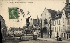CPA Falaise La Place Guillaume le Canquerant 