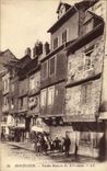 VINTAGE POSTCARD Honfleur Old woman House of the XV E century Children