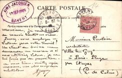 Normando de Tilery de la cabaña del país del regate de la POSTAL de la VENDIMIA de Mesnil de Bavent