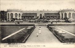 CPA Deauville La Plage Fleurie Le Casino