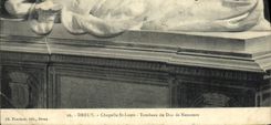 CPA Dreux Chapelle St Louis Tombeau du Duc de Nemours 