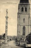 CPA Anet La Croix du Cimetiere et Tour de l'Eglise 