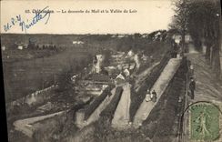 CPA Chateaudun La descente du Mail et la Vallee du Loir 