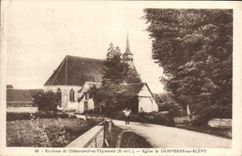 Alrededores de la POSTAL de la VENDIMIA de Chateauneuf en la iglesia de Thymerais de Dampierre en Blevy
