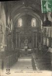 CPA Sergines Interieur de l'Eglise 