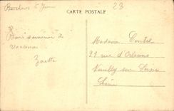 POSTAL Bercheres de la VENDIMIA en Vesgre visto en Vesgre