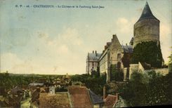 CPA Chateaudun Le Chateau et le Faubourg Saint Jean 