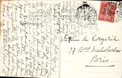 Alrededores de la POSTAL de la VENDIMIA del castillo de Chartres de Spoir de Thivars