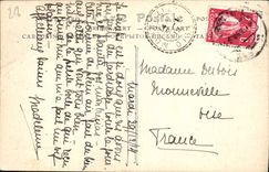 Cámara acorazada Piat de Chartres de la POSTAL de la VENDIMIA Saint