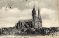 CPA Chartres La Cathedarle 