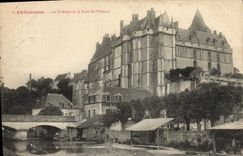 CPA Chateaudun Le Chateau et le Pont St Medard 