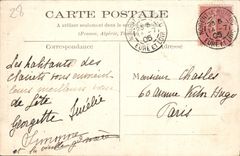 CPA Nogent le Rotrou Portail de l'Hotel Dieu