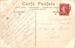 POSTAL Chartres de la VENDIMIA la catedral vista de Cachemback