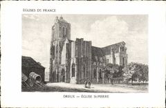 CPA Dreux Eglise St Pierre 