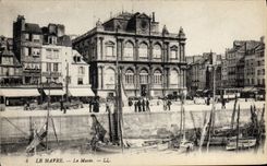CPA Le Havre Le Musee Bateaux Boulangerie Tramway
