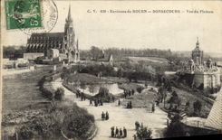 CPA Environs de Rouen Bonsecours Vue de Plateau