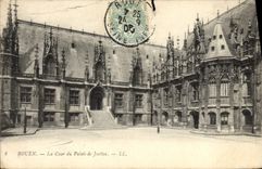 CPA Rouen La Cour du Palais de Justice 