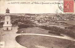 VINTAGE POSTCARD Sainte Address the small valley of Ignauval seen of the plate