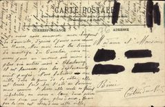 VINTAGE POSTCARD the Valley of Sainte Address