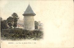 VINTAGE POSTCARD Rouen the Tower of Jeanne d' Arc