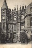 VINTAGE POSTCARD Rouen the Bourgtheroulde Hotel
