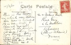 VINTAGE POSTCARD Rouen Church Ouen Saint taken Together of the towers of the cathedral