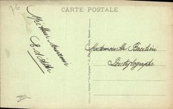 POSTAL de la VENDIMIA la catedral de Ruán el apse y la flecha vistos de la corte del palacio del viejo arzobispo