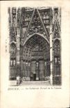 CPA Rouen La Cathedrale Portail de la Calende 