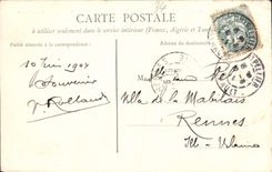 VINTAGE POSTCARD Montpellier Acqueduc